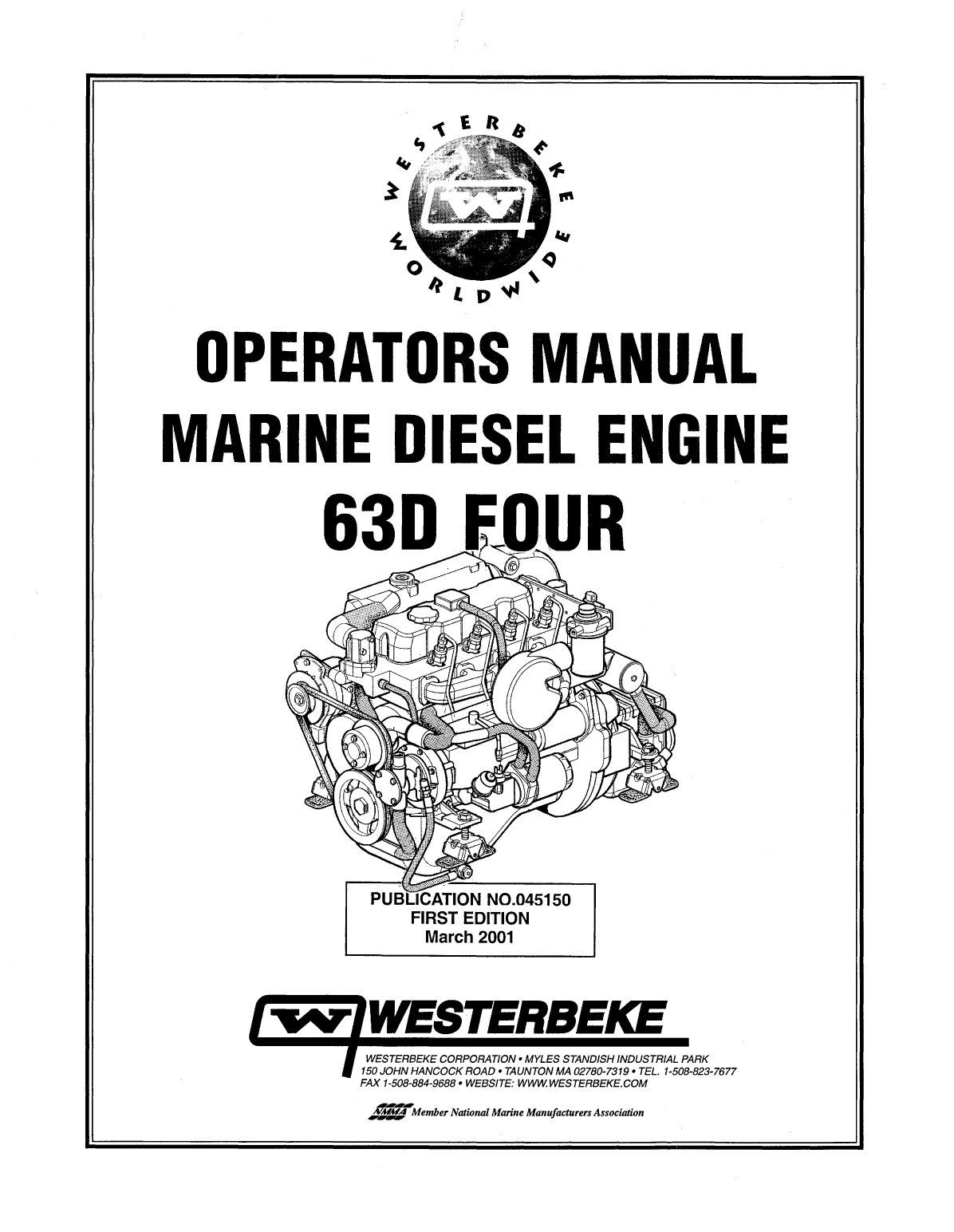 Westerbeke Diesel 63c Four Technical Manual