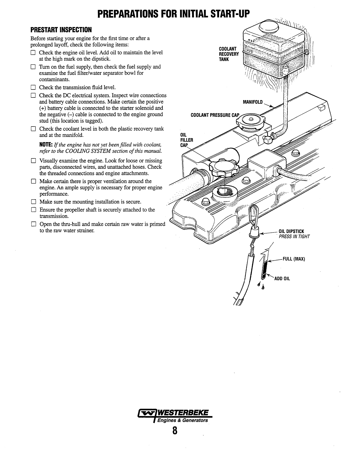 Westerbeke Diesel 63d Four Operator's Manual