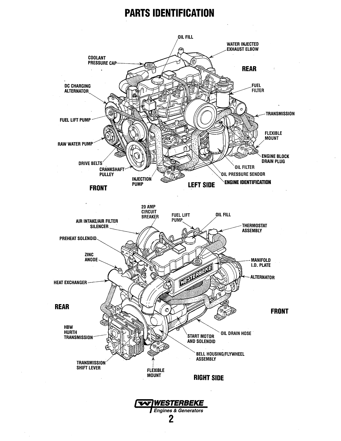 Westerbeke Diesel 63d Four Operator's Manual