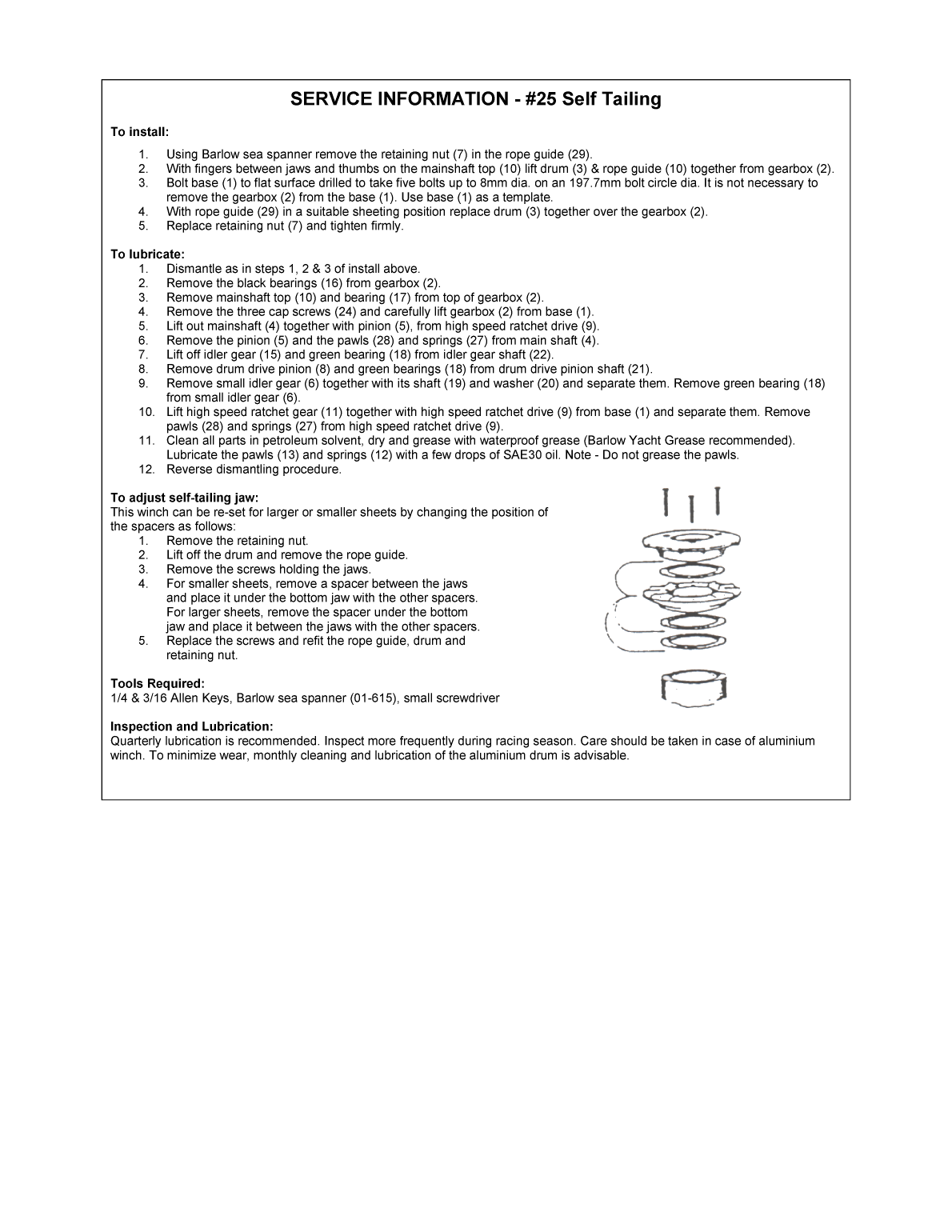 Barlow Barient Winchs
