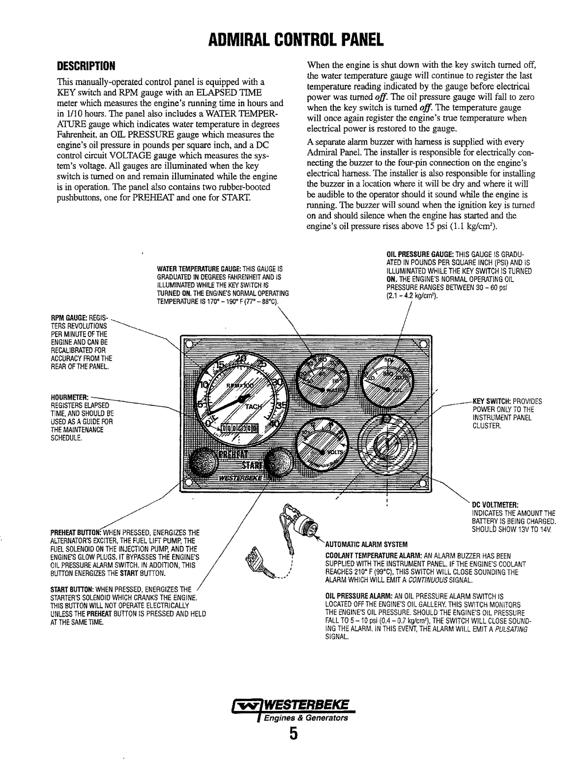 Westerbeke Diesel 7a One Parts Manual