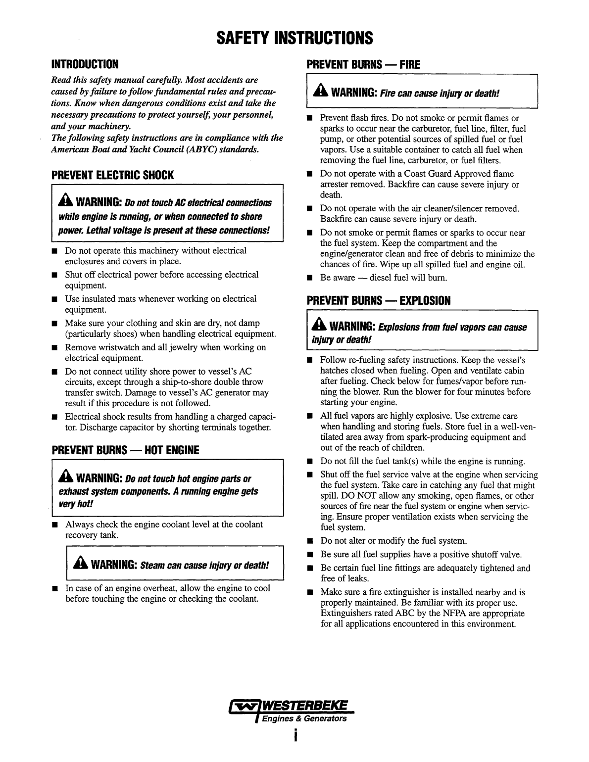 Westerbeke Diesel 82b Four Parts Manual