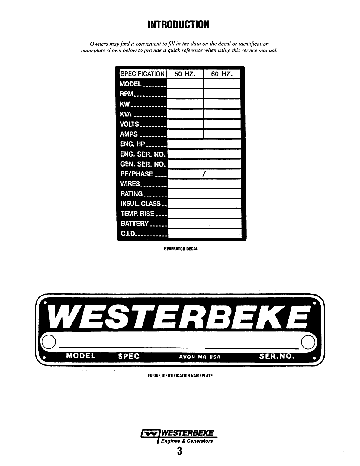 Westerbeke Diesel 90a Four Parts Manual
