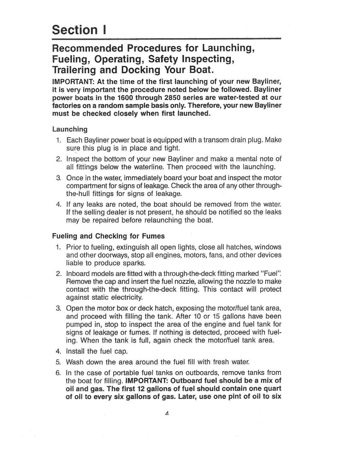 Bayliner Oem Owners Manual