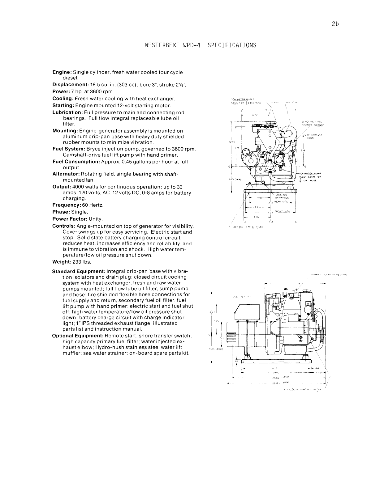 Westerbeke Diesel Ds 7 Parts Manual