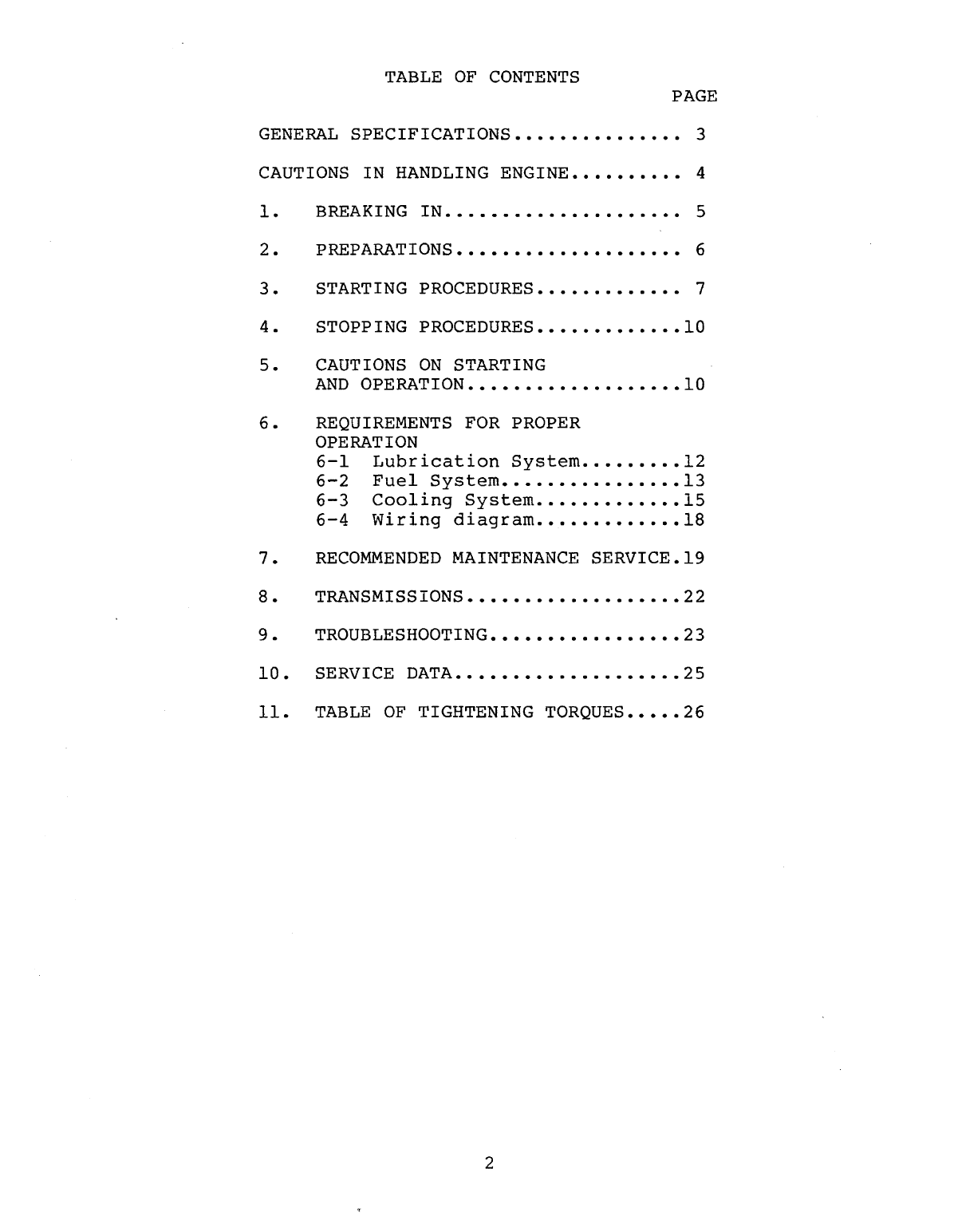 Westerbeke Diesel W 120 Technical Manual