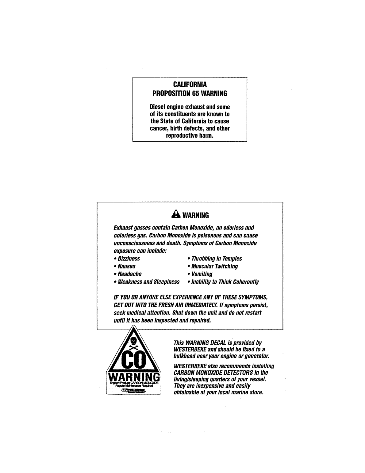 Westerbeke Diesel W 18 Technical Manual