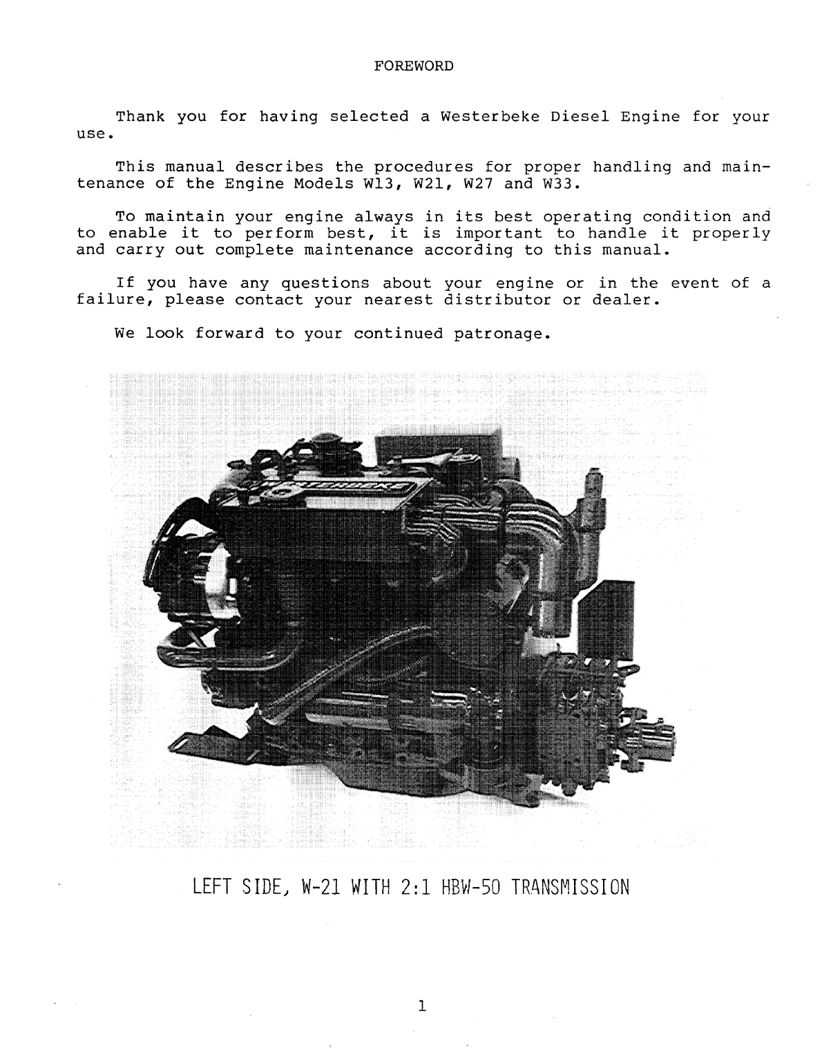 Westerbeke Diesel W 18 Technical Manual