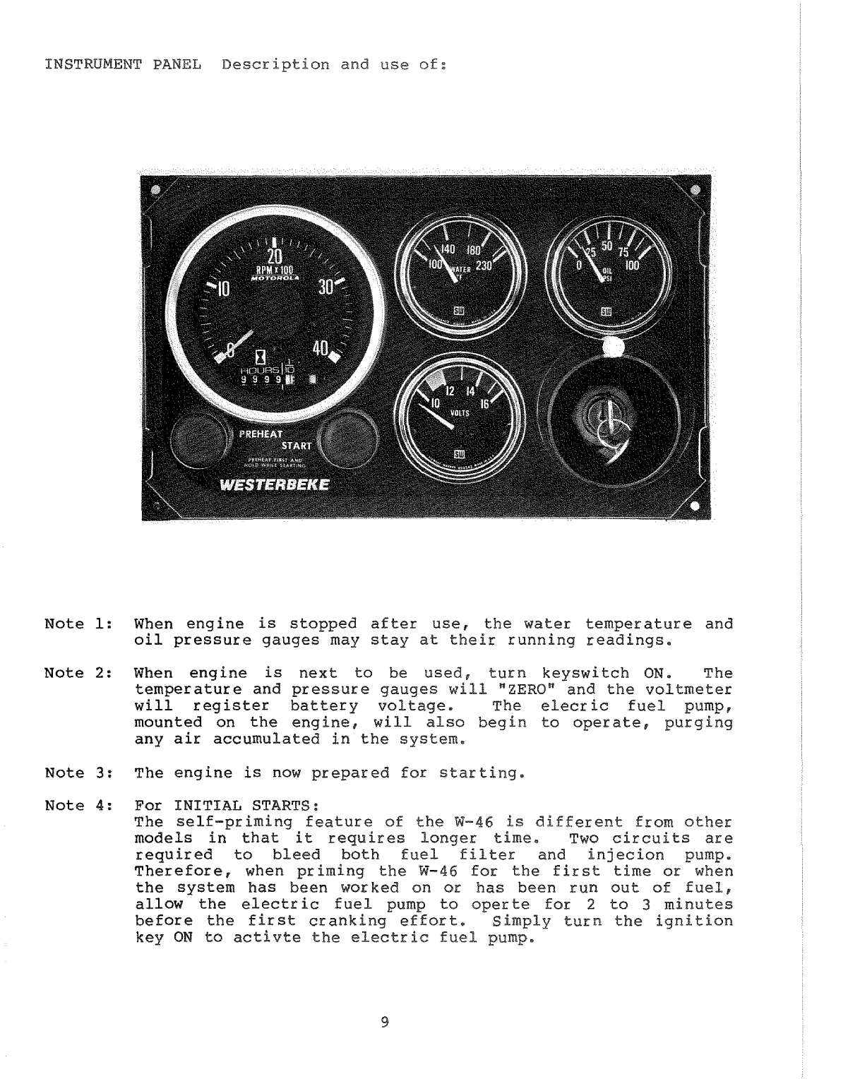 Westerbeke Diesel W 40na Operator's Manual