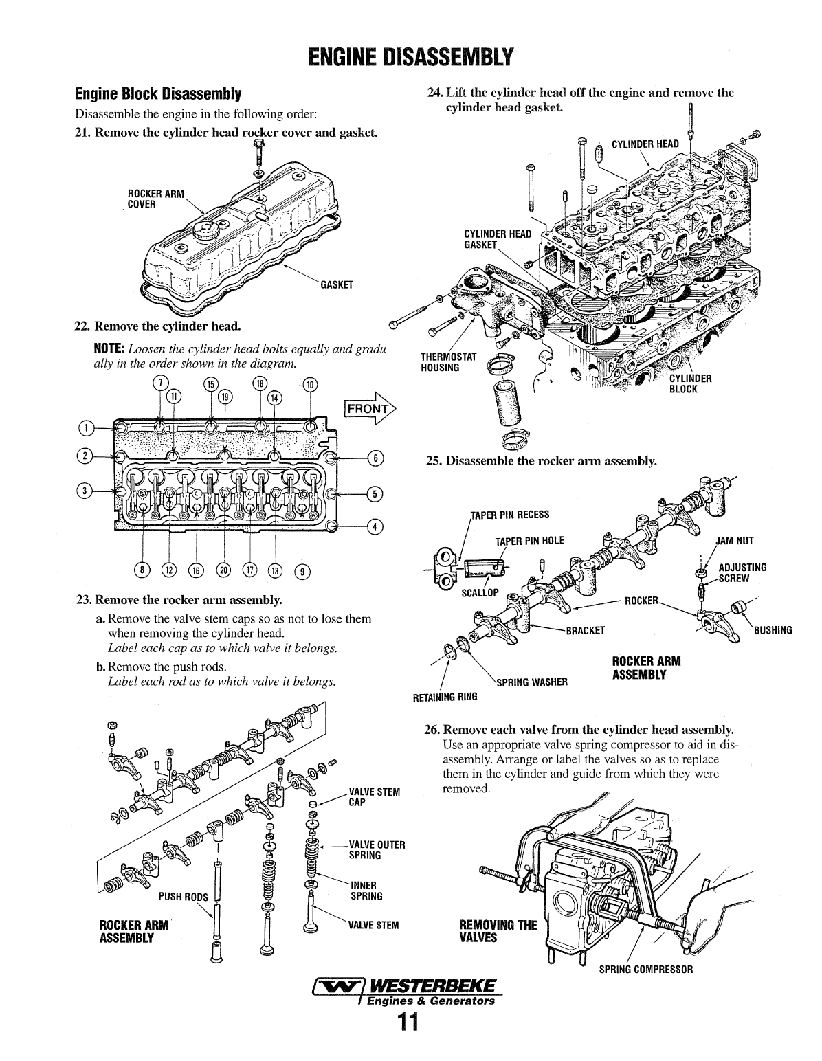 Westerbeke Diesel W 52 Parts Manual
