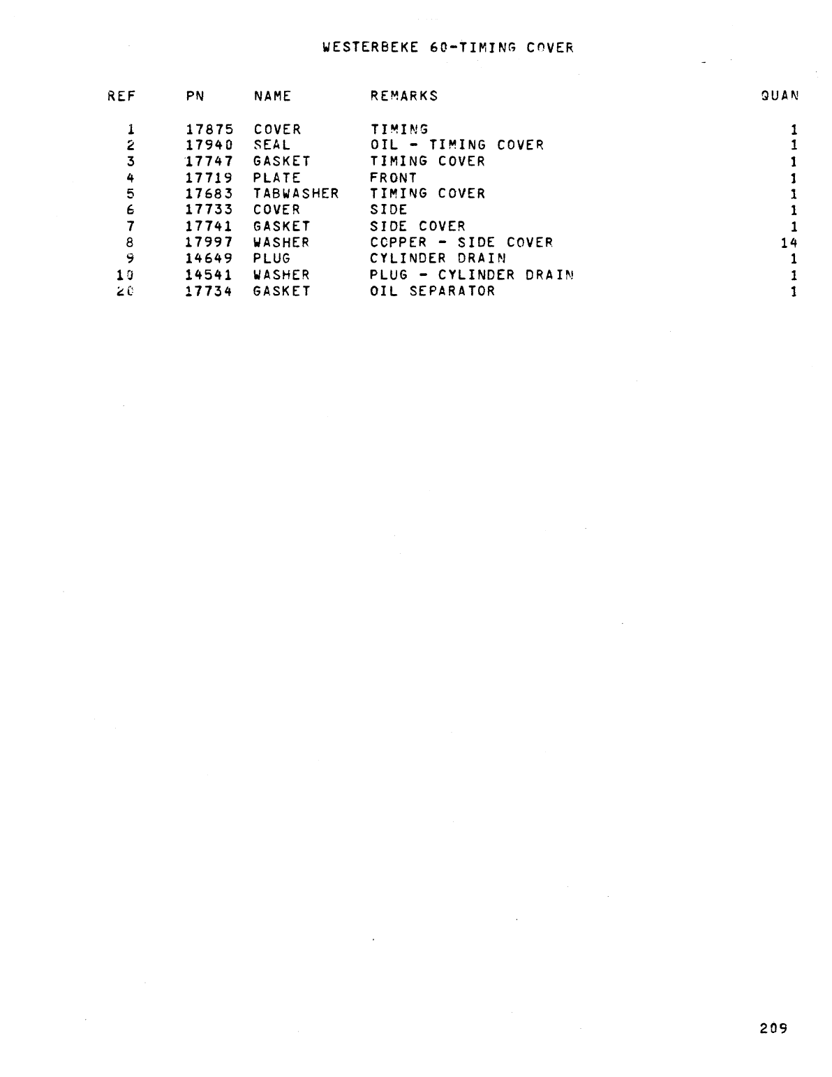 Westerbeke Diesel W 58 Technical Manual