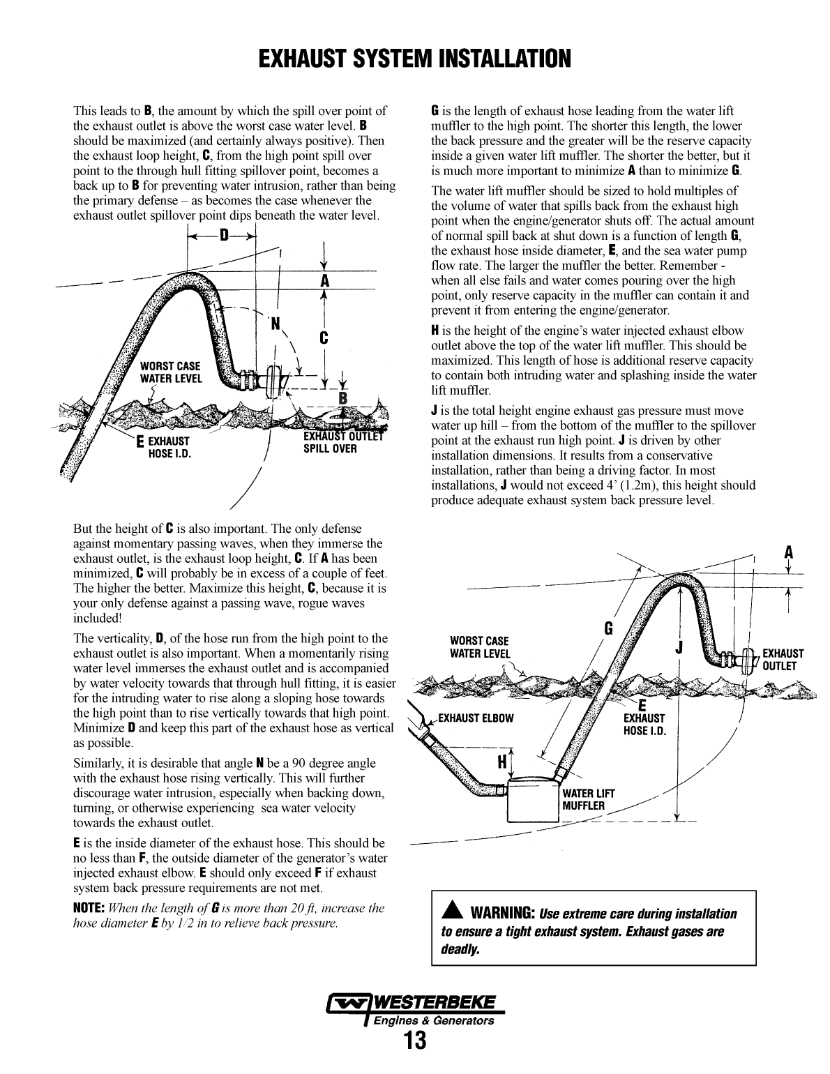 ' Westerbeke Marine Engine Installation Manual'