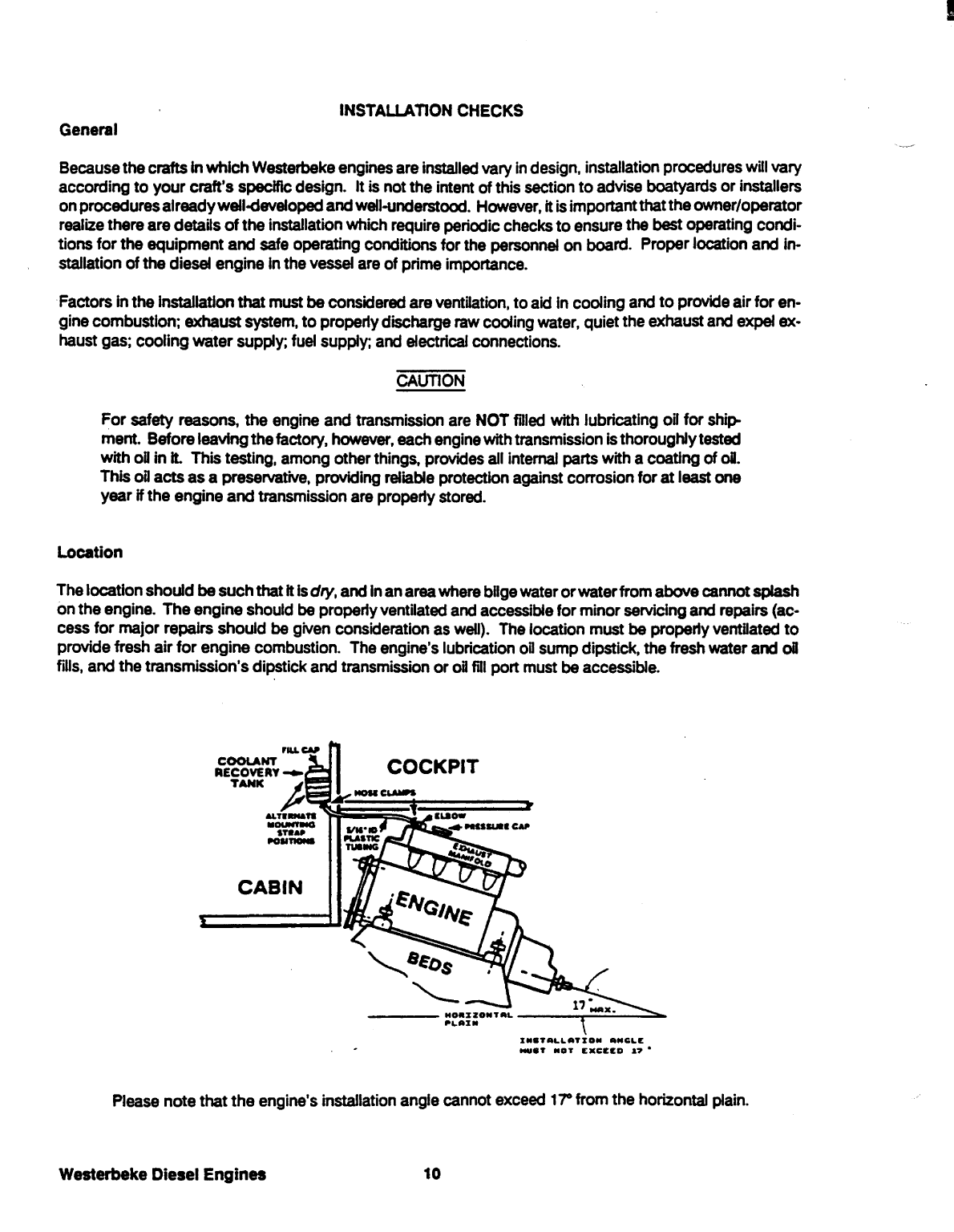 Westerbeke Model 40na Operators Manual