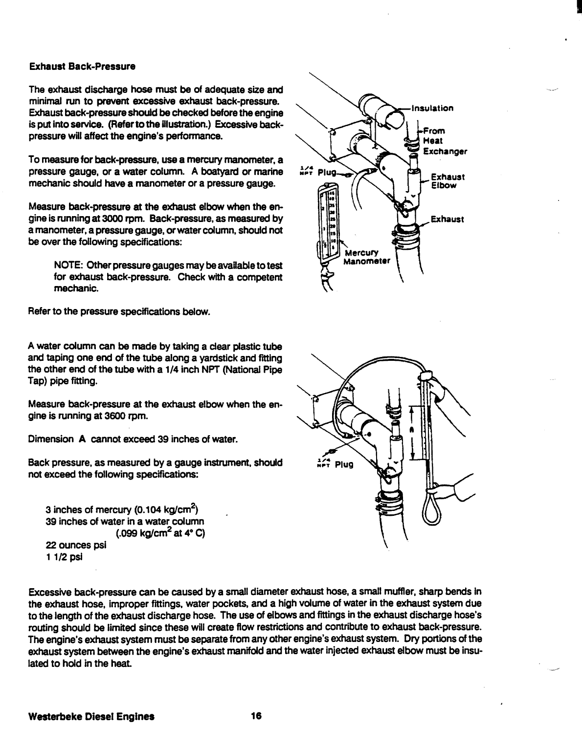 Westerbeke Model 40na Operators Manual