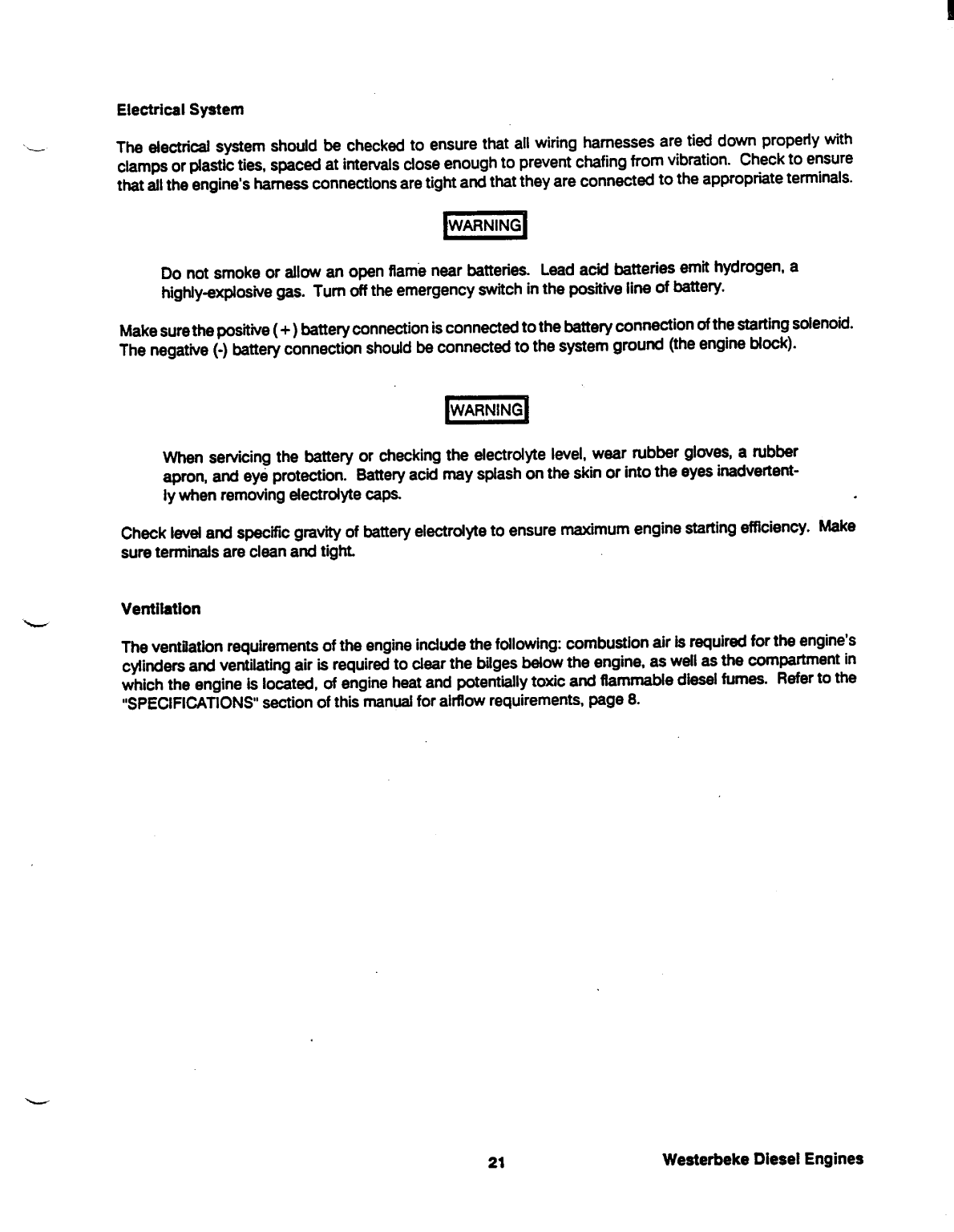 Westerbeke Model 40na Operators Manual