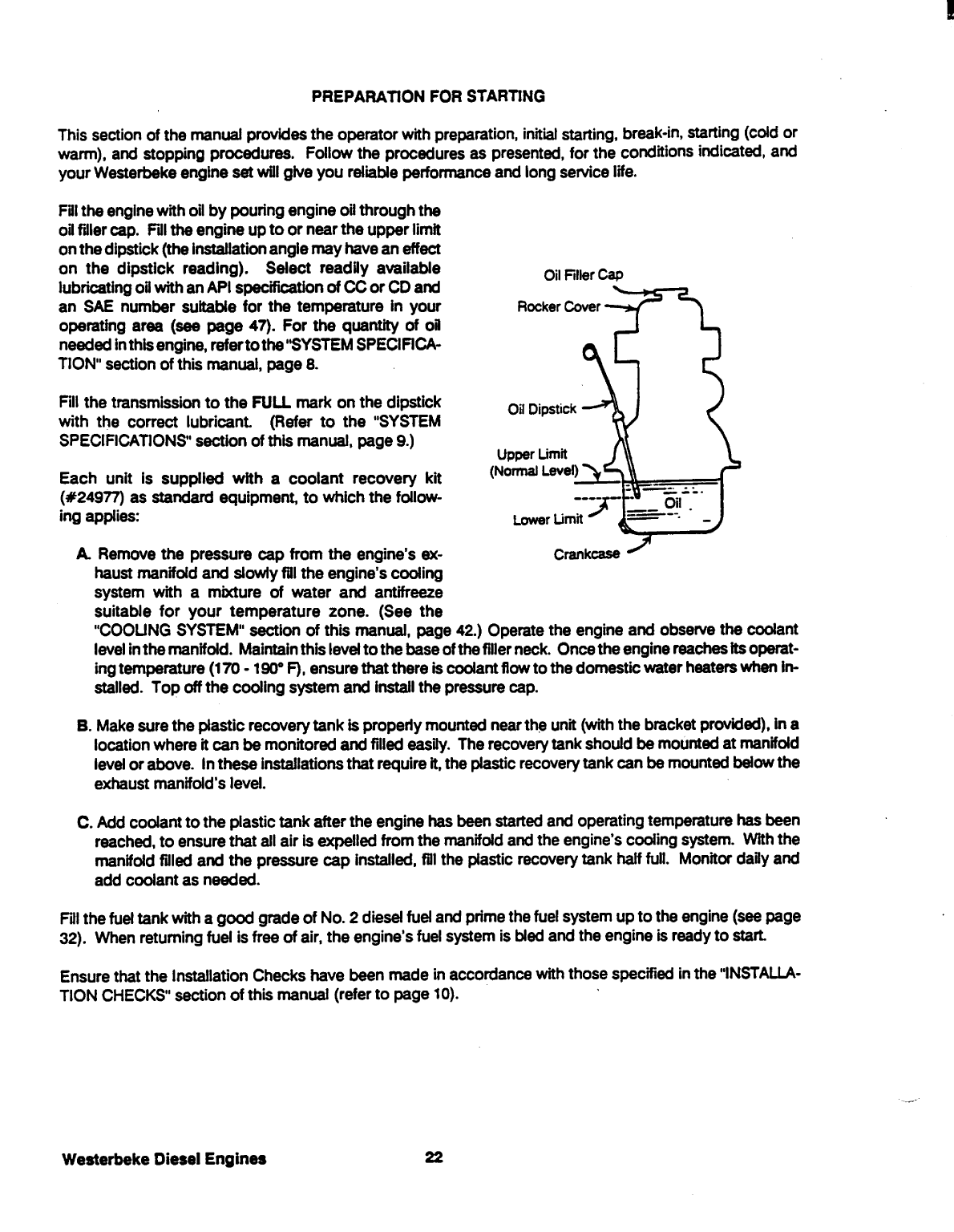 Westerbeke Model 40na Operators Manual