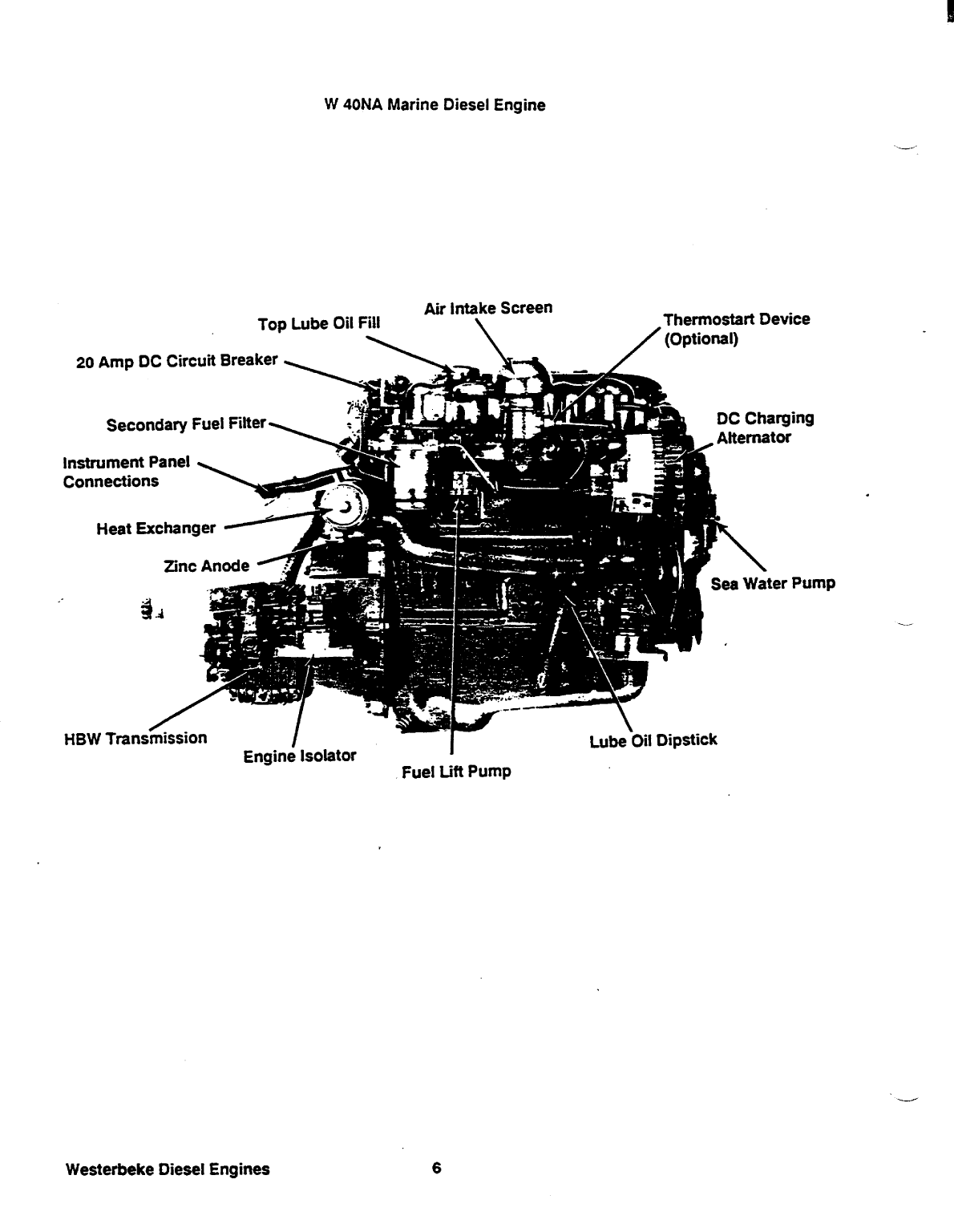Westerbeke Model 40na Operators Manual