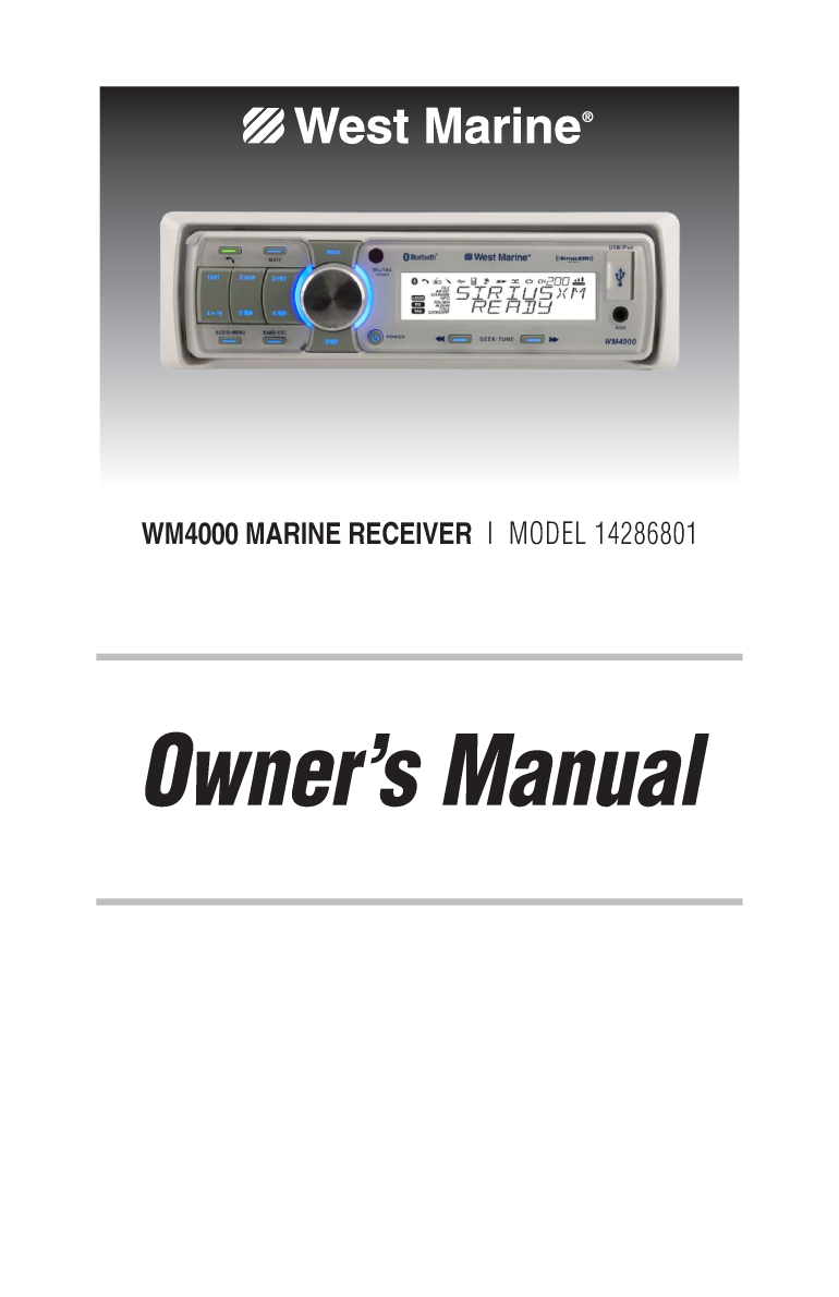 West Marine Wm4000 Stereo 14286801 Om