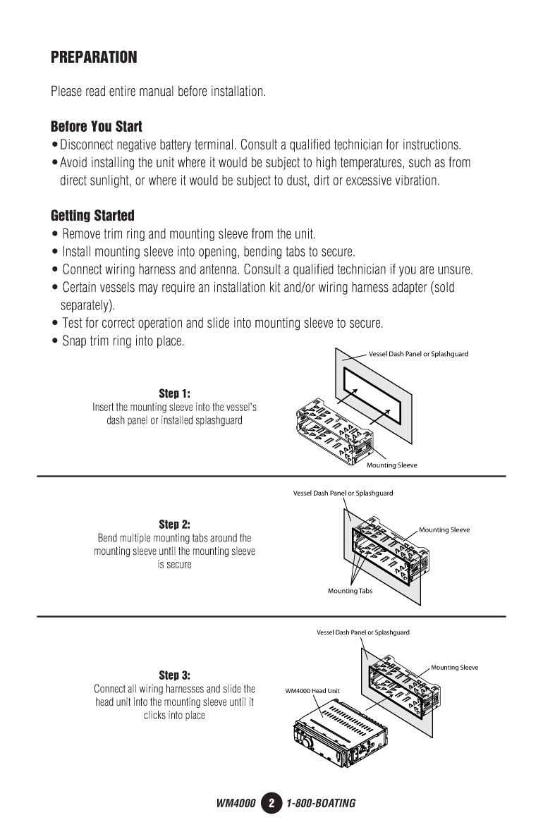 West Marine Wm4000 Stereo 14286801 Om