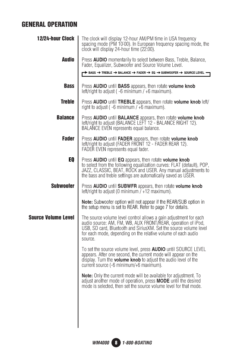 West Marine Wm4000 Stereo 14286801 Om