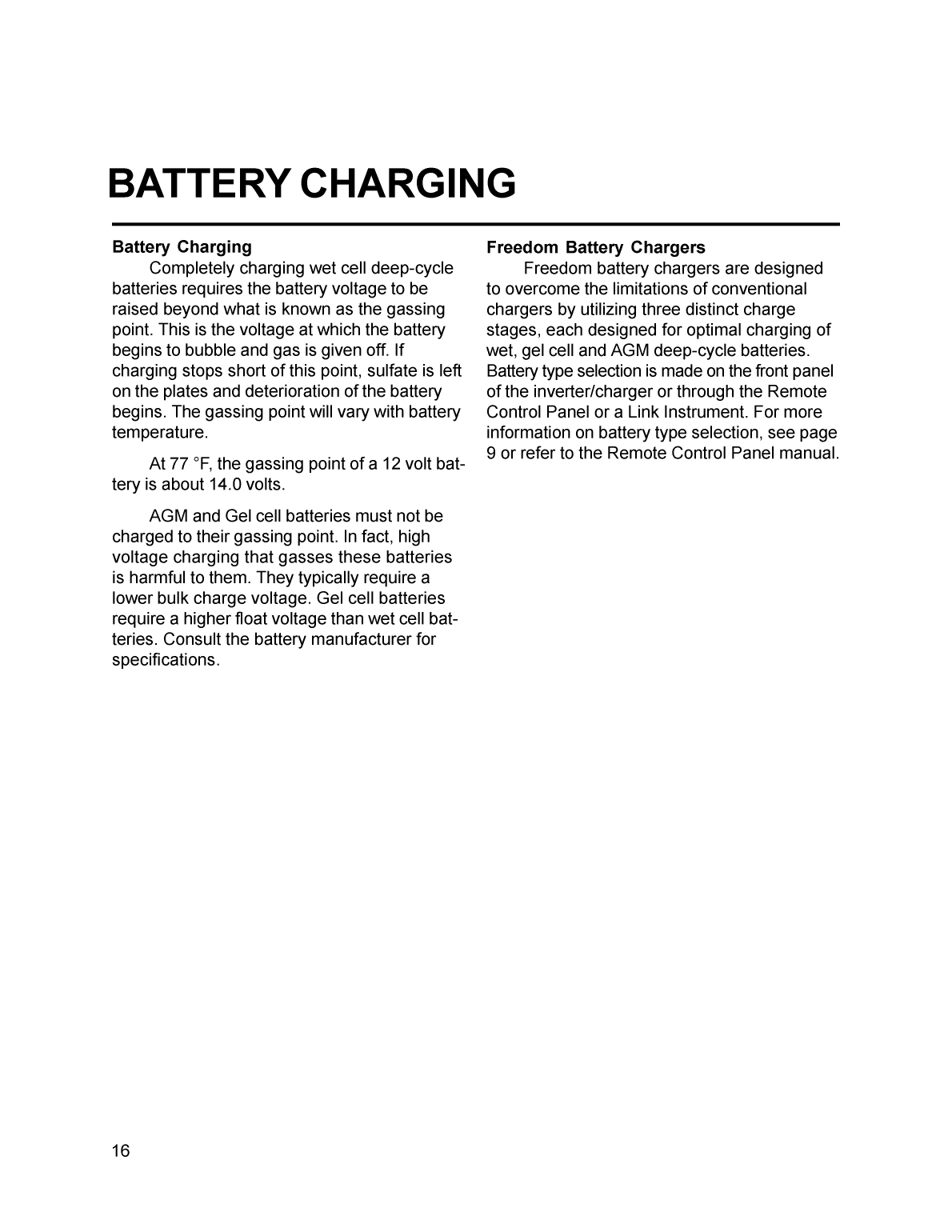 Xantrex Freedom Marine Inverter Charger Manual