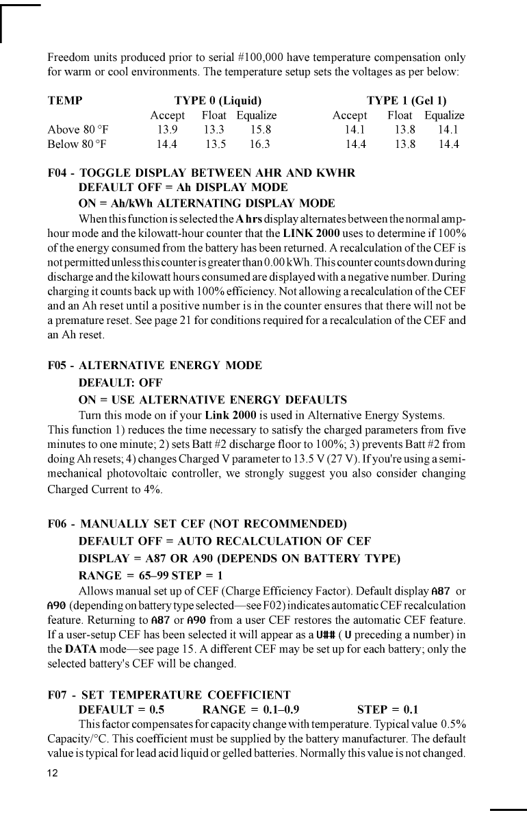 Xantrex Link 2000 User Guide