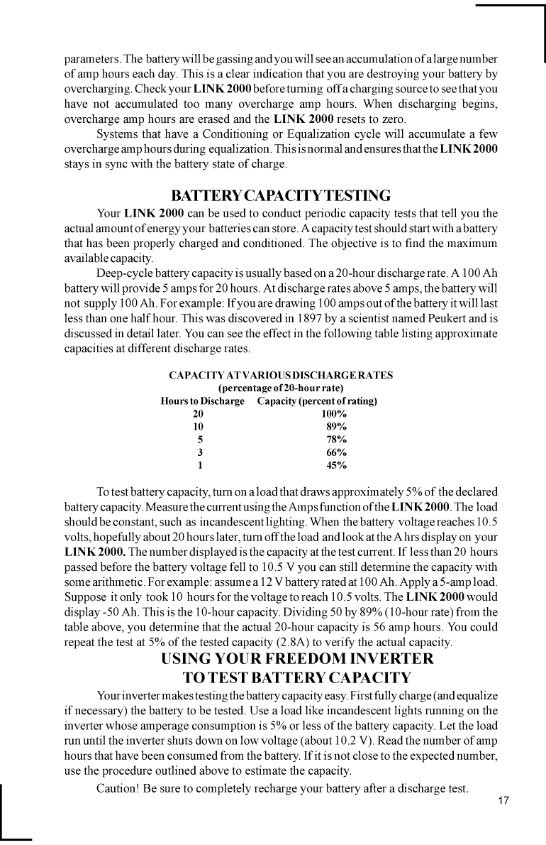 Xantrex Link 2000 User Guide