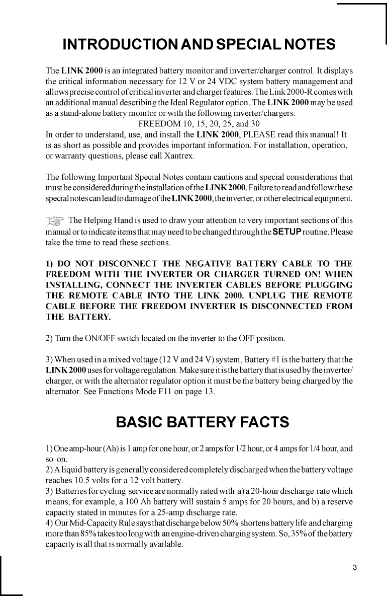 Xantrex Link 2000 User Guide