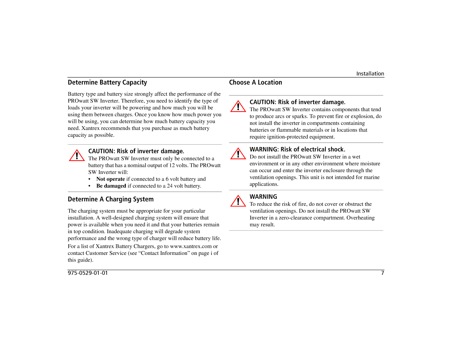 Xantrex Pro Wattsw 1000 Inverter
