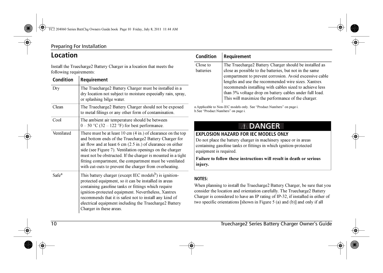 Xantrex True Charge2 20a Battery Charger Manual