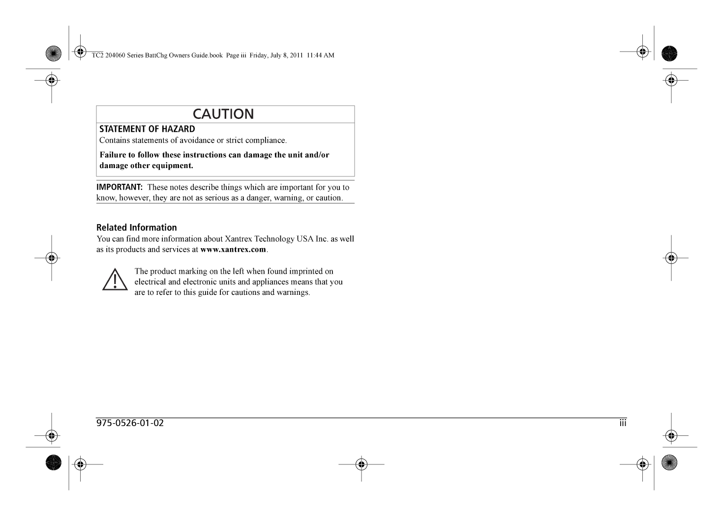 Xantrex True Charge2 20a Battery Charger Manual