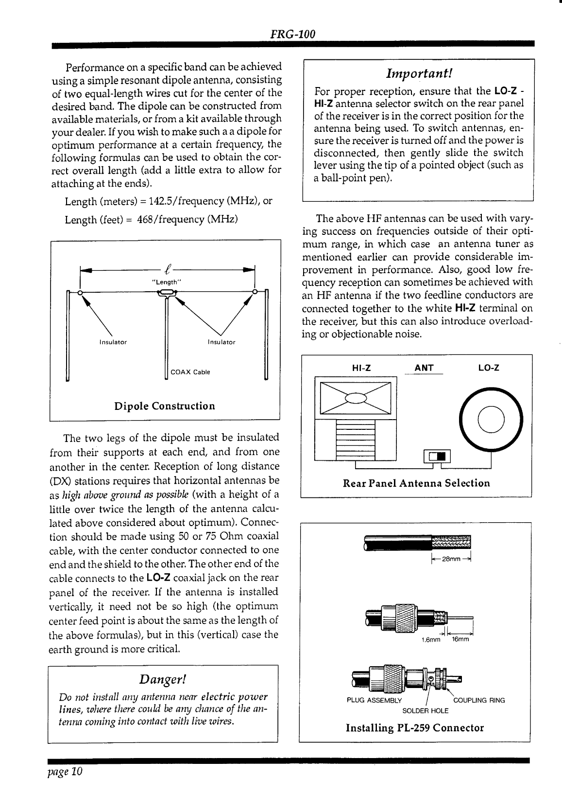 Yaesu: Frg 100 user man Yaesu Frg 100 Hf Radio Receiver