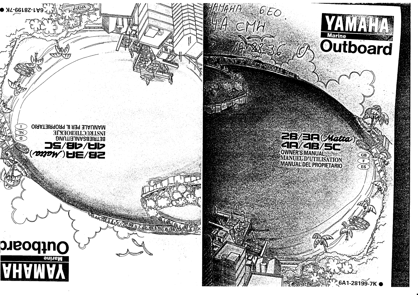 ' Yamaha: 4a owner Yamaha 4hp 2 Stroke Outboard Engine Owners Manual'