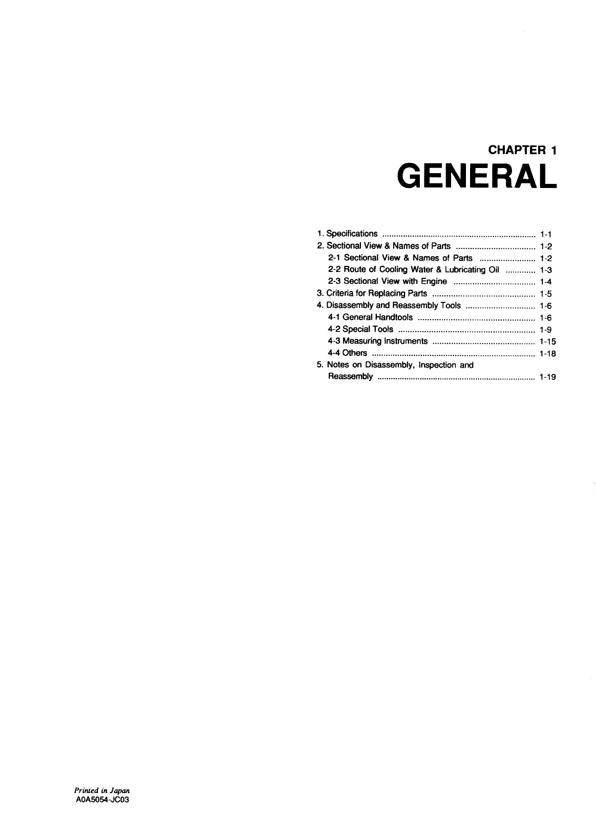 1gm10 sd: Yanmar Saildrive Engine 9hp/6.7kw Service Manual