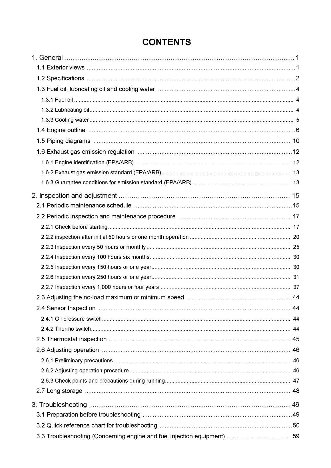 '2ym15 : Yanmar Inboard Engine 14hp/10.3kw Service Manual'