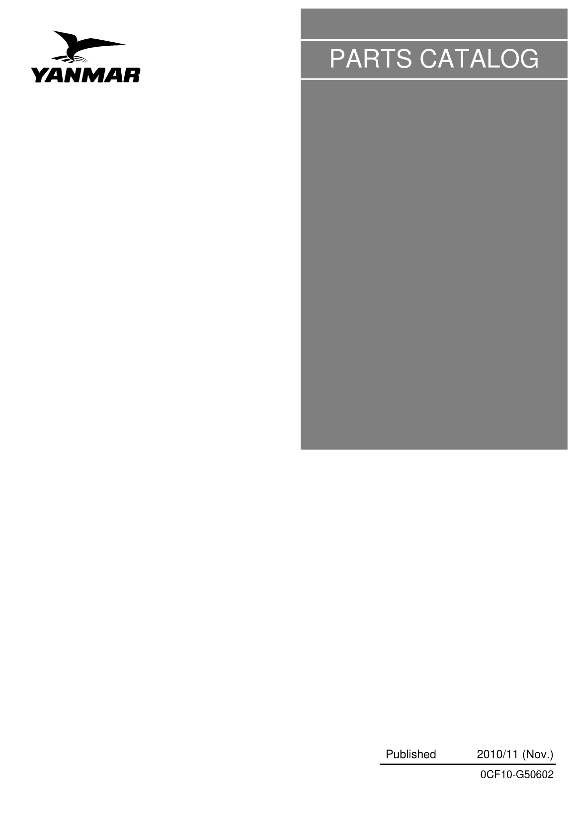 Yanmar 3gm30 parts catalog