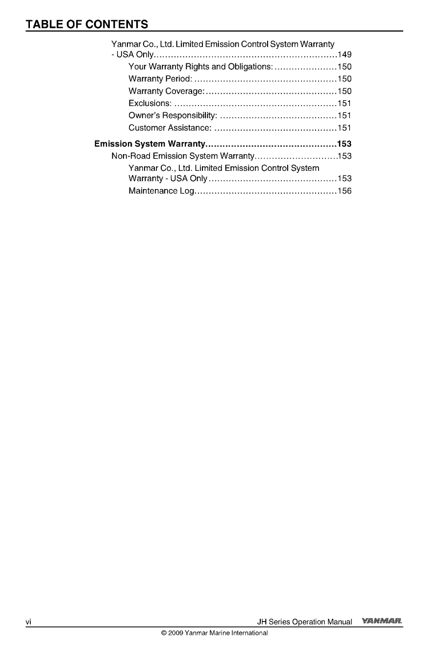 3jh5 e: Yanmar Inboard Engine 39hp/29.4kw Owners Manual