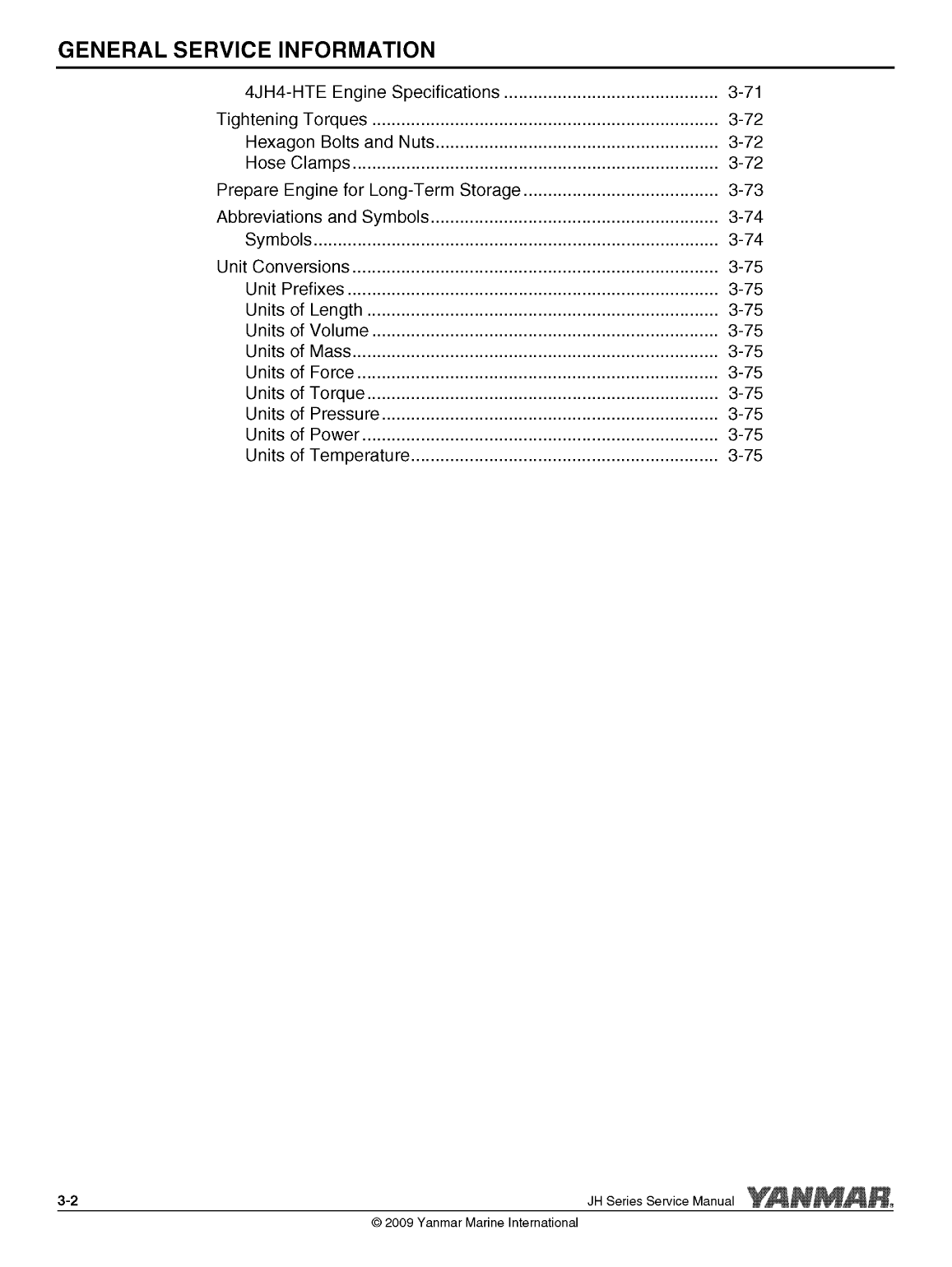 '4jh5 e: Yanmar Inboard Engine 54hp/40.5kw Service Manual'