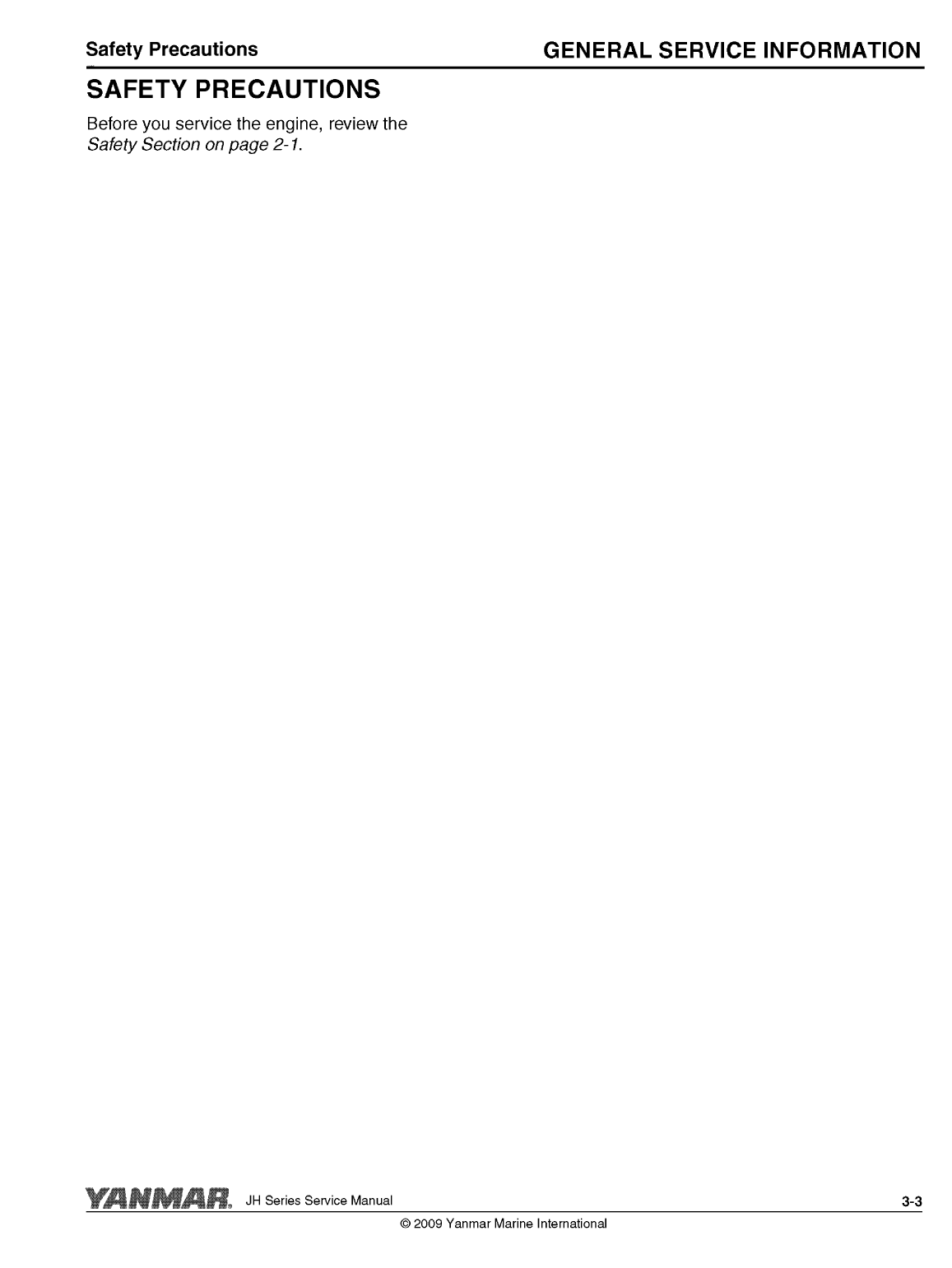 '4jh5 e: Yanmar Inboard Engine 54hp/40.5kw Service Manual'