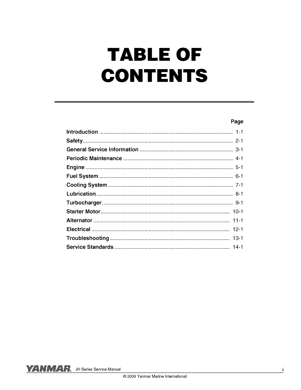 '4jh5 e: Yanmar Inboard Engine 54hp/40.5kw Service Manual'