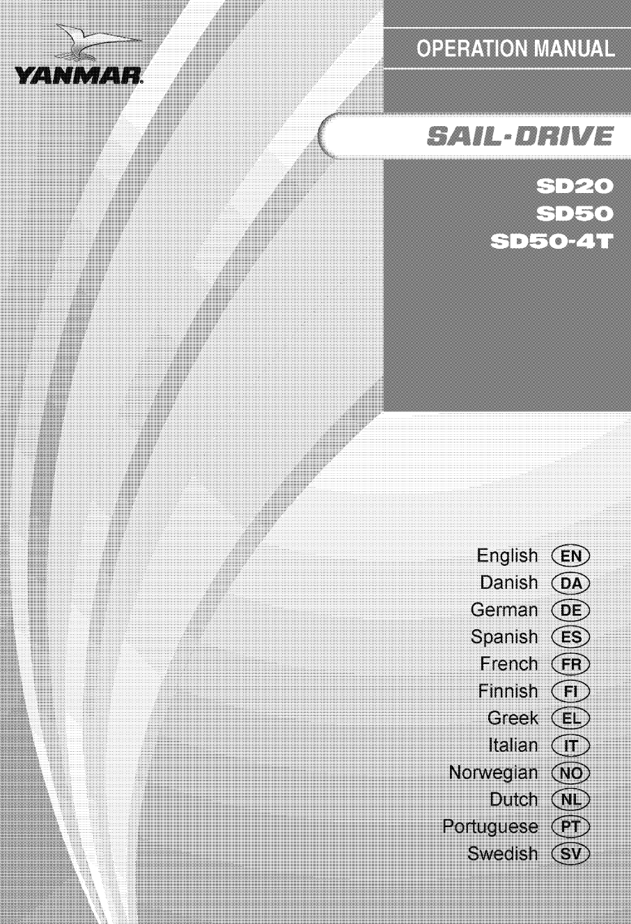 '3jh5e sd: Yanmar Saildrive Engine 39hp/29.4 Kw Owners Manual'