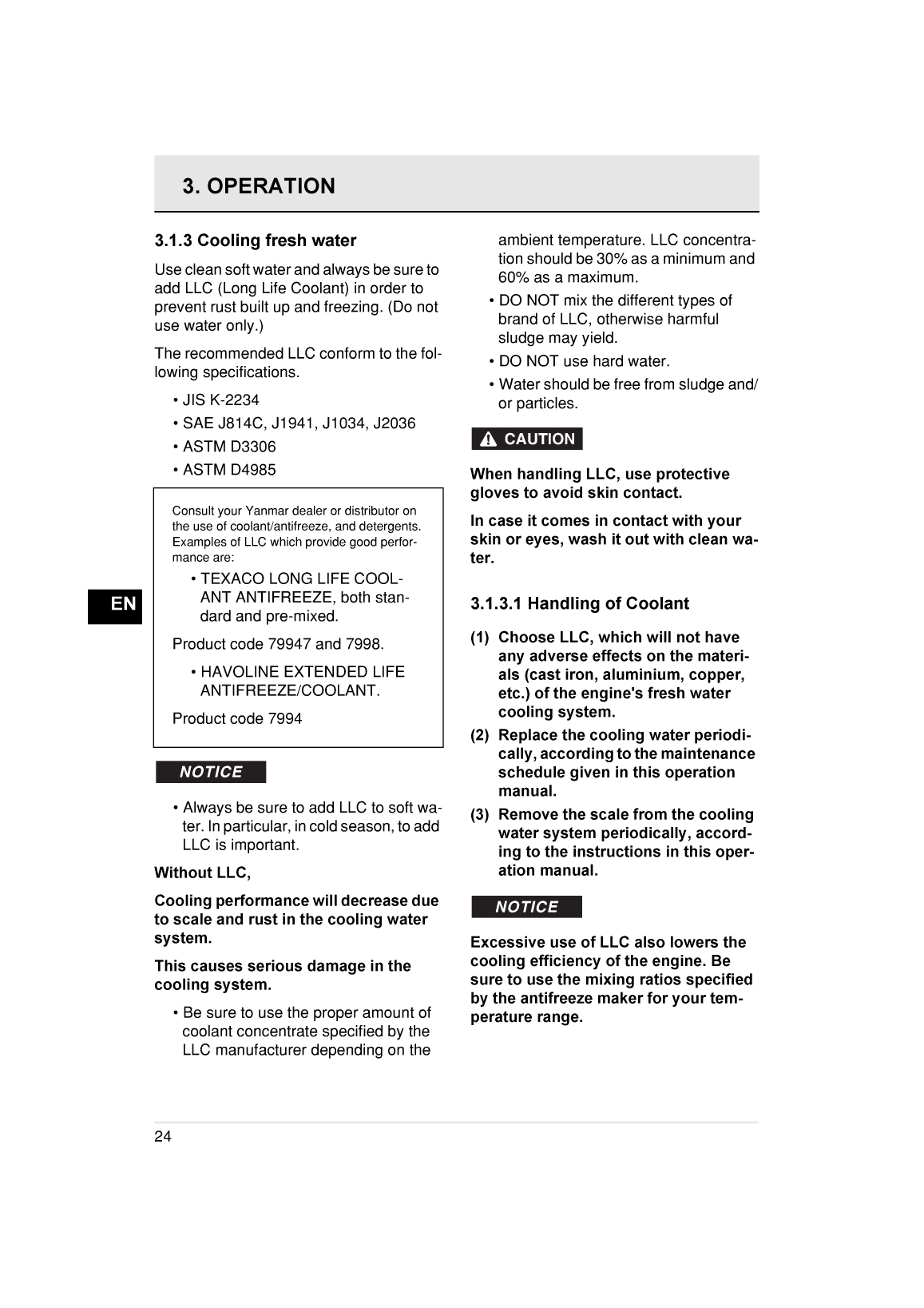 3ym20: Yanmar Inboard Engine 21hp/16.2kw Owners Manual