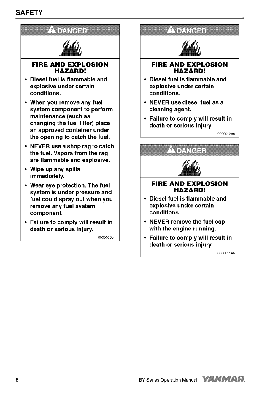 '6by2 260: Yanmar Inboard Engine 260hp/191kw Owners Manual'