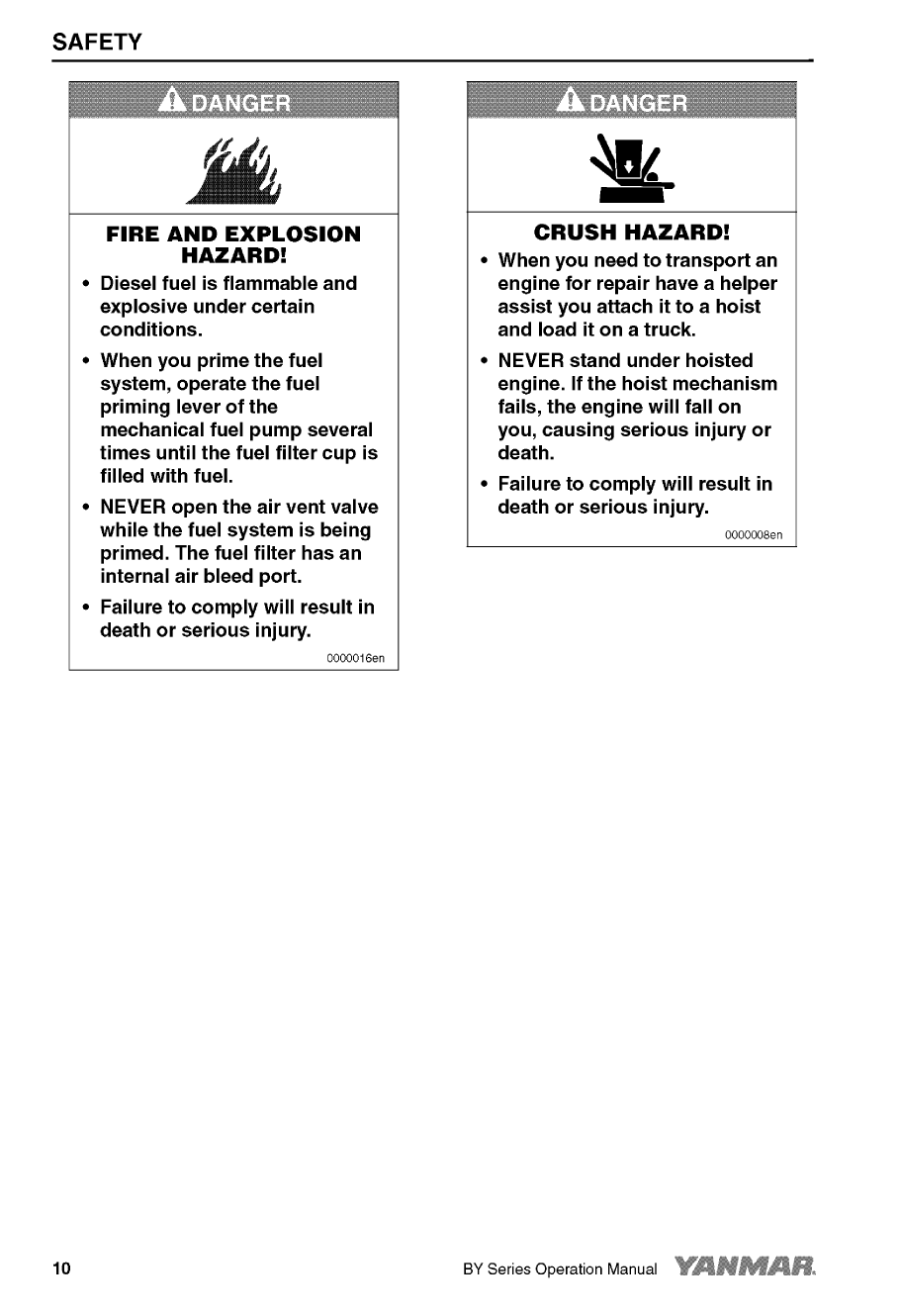 '6by2 260: Yanmar Inboard Engine 260hp/191kw Owners Manual'