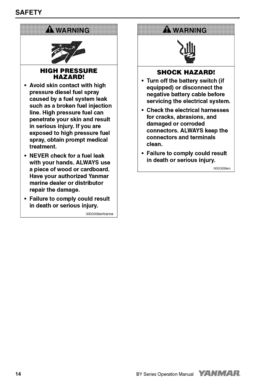 '6by2 260: Yanmar Inboard Engine 260hp/191kw Owners Manual'