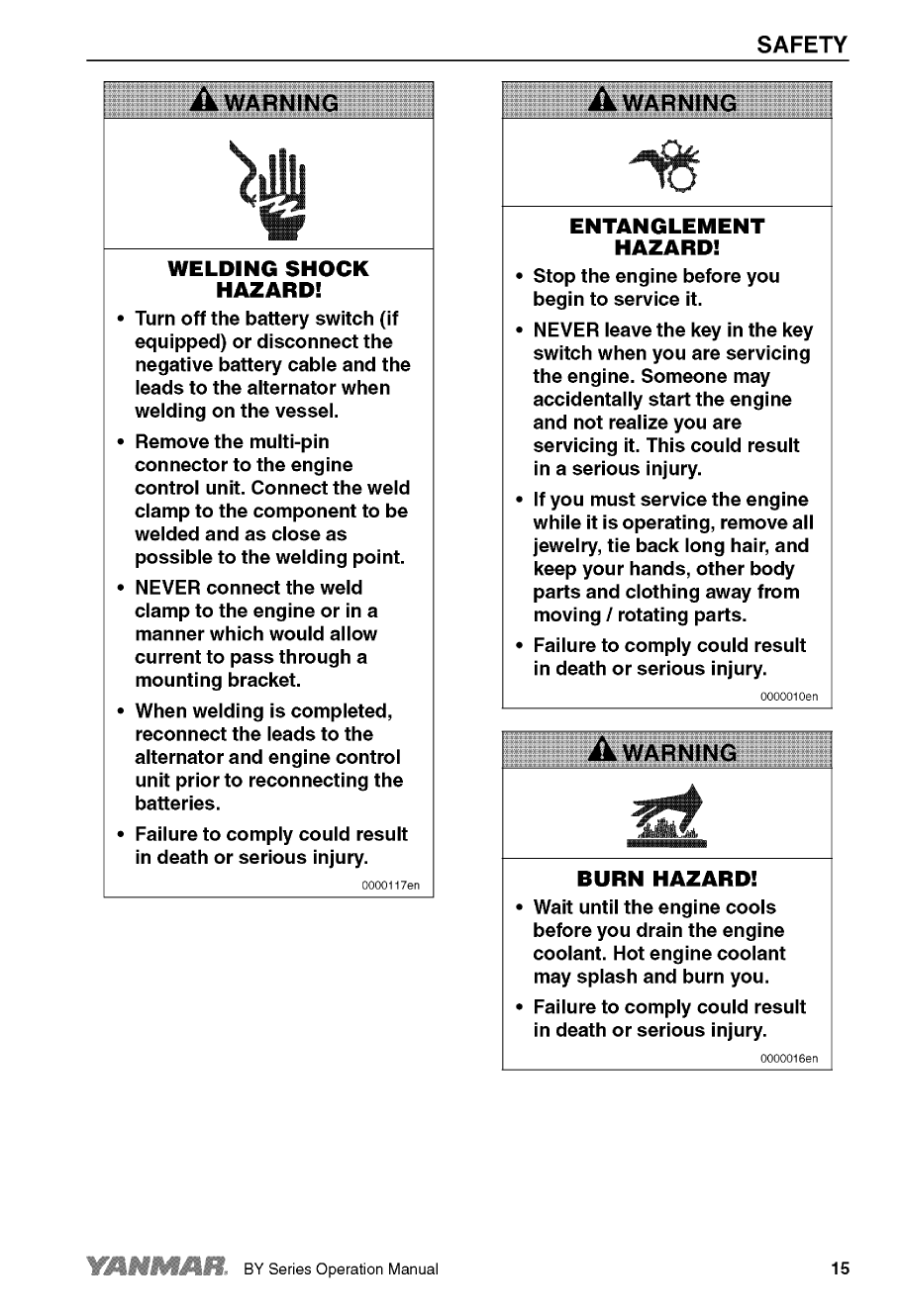 '6by2 260: Yanmar Inboard Engine 260hp/191kw Owners Manual'