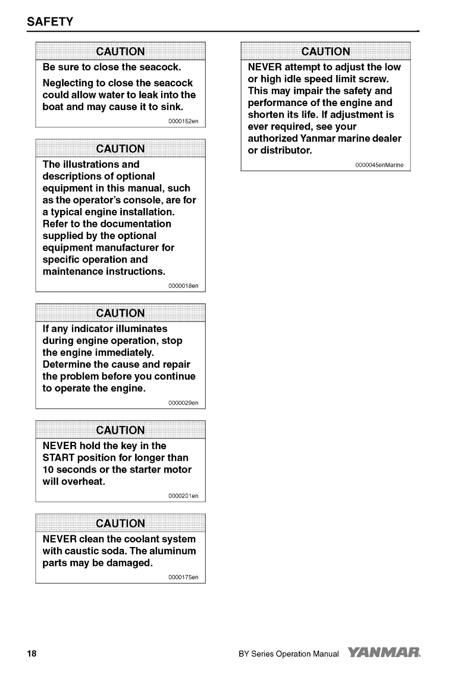 '6by2 260: Yanmar Inboard Engine 260hp/191kw Owners Manual'