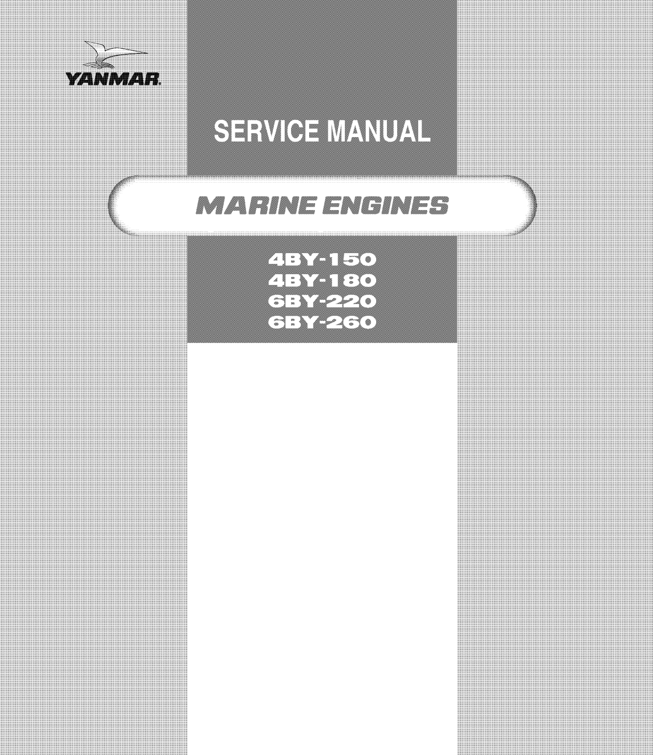 '4by2 180: Yanmar Inboard Engine 180hp/132kw Service Manual'