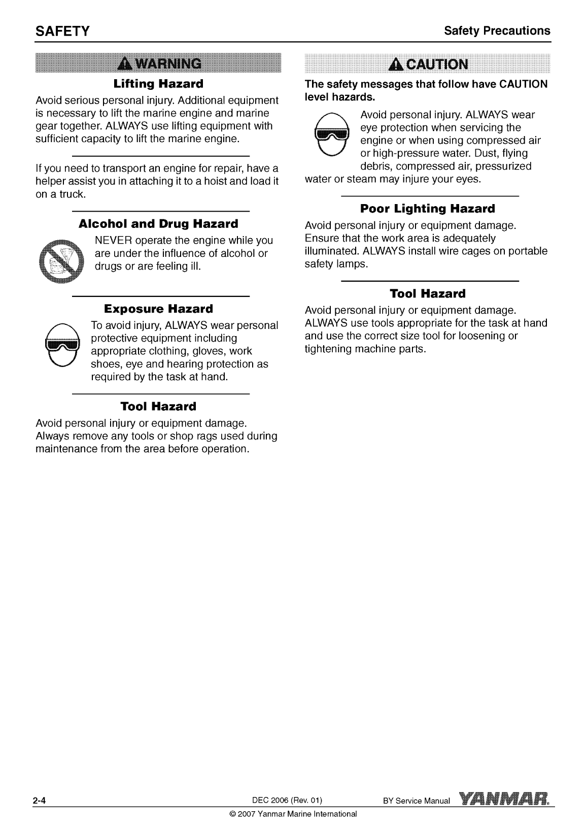 4by2 180: Yanmar Inboard Engine 180hp/132kw Service Manual