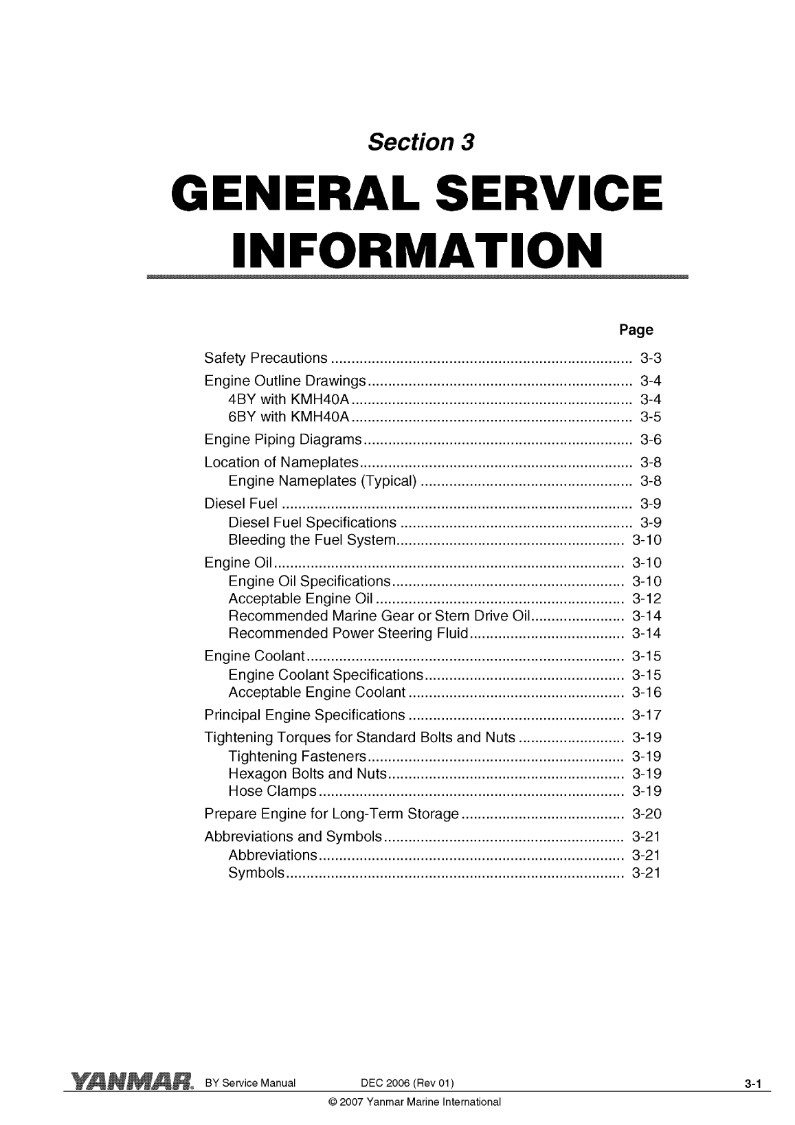 '4by2 180: Yanmar Inboard Engine 180hp/132kw Service Manual'